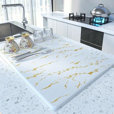 Home Hotel Restaurant Non-Slip Diatomaceous Earth Placemat for Fast Dry Table Mat