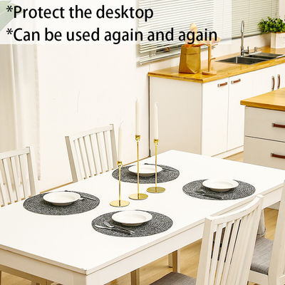 Vietnam Boho Style Table Decor Placemats with Round Water Hyacinth Weaving in Bulk